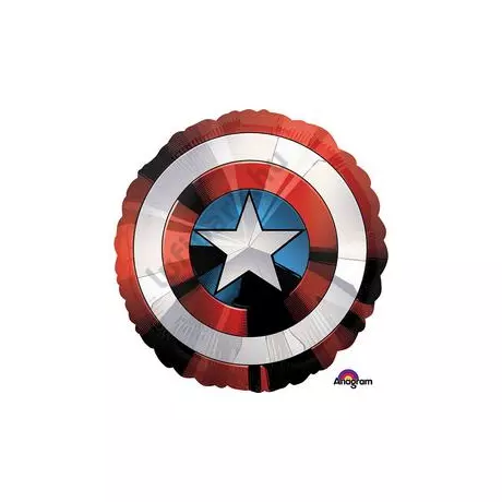 28 inch-es Amerika Kapitány Pajzs - Avengers Shield Fólia Lufi