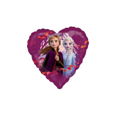 17 inch-es Jégvarázs 2 - Frozen 2 Szív Fólia Lufi