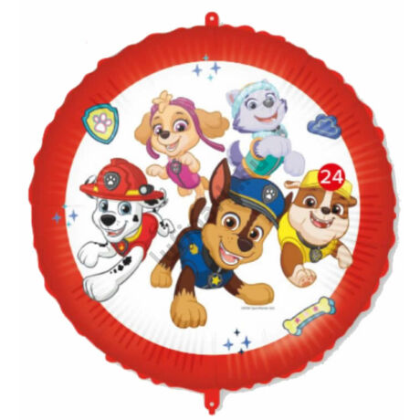 18 inch-es paw petrol hősök fólia lufi