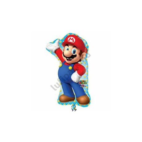 Super Mario super shape fólia lufi