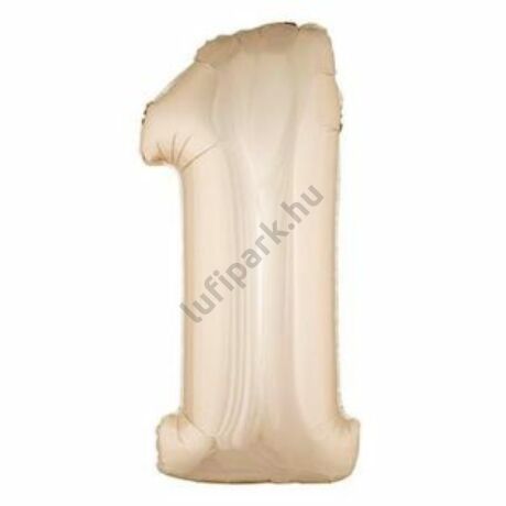 40 inch-es Number 1 Számos Super Shape Fólia Lufi