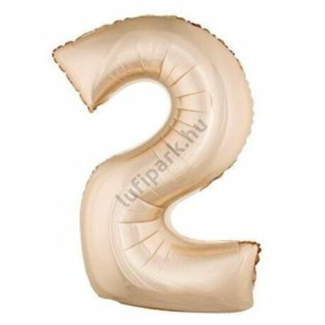 40 inch-es Number 2 Számos Super Shape Fólia Lufi