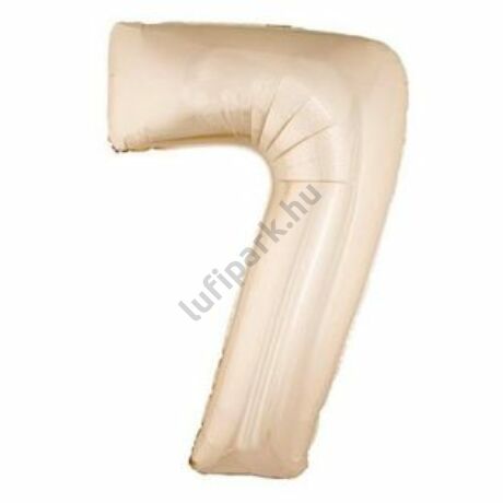 40 inch-es Number 7 Számos Super Shape Fólia Lufi