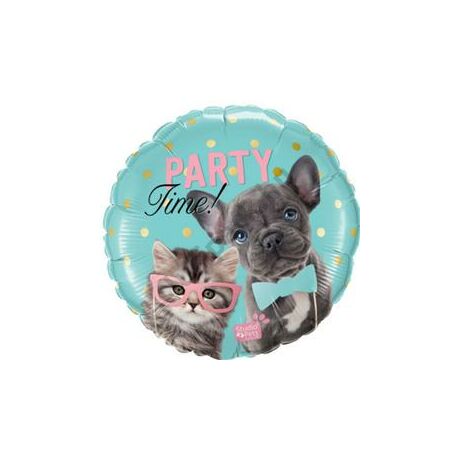 18 inch-es Édes Cuki Kölyök Kutya/Kutyák/Dogs/Cica/Macska/Cats Fólia Lufi