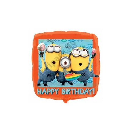 17 Inch-es Minion szülinapi fólia lufi