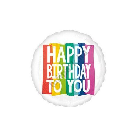Happy Birthday To You Jumbo Mintás Szülinapi Fólia Lufi