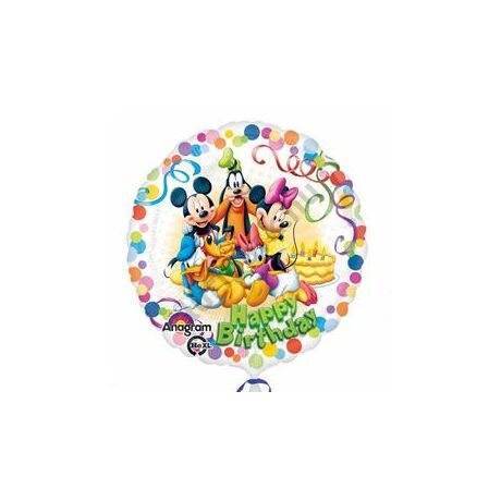 17 inch-es Mikiegér és Barátai - Mickey &amp; Friends Party Fólia Lufi