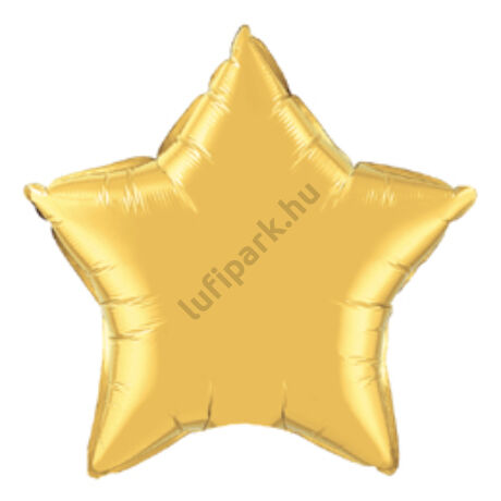 20 inch-es Metallic Gold Csillag Fólia Lufi