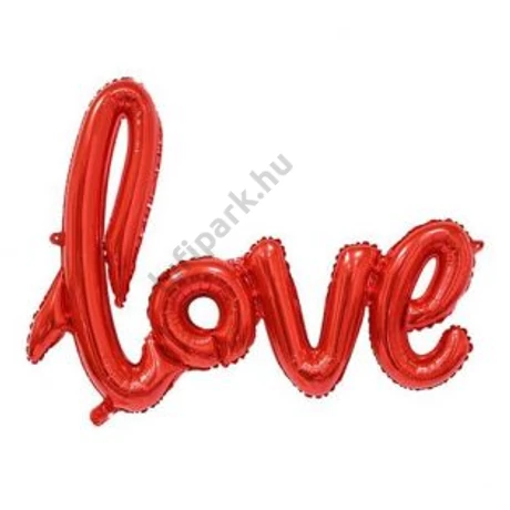 36 inch-es piros LOVE betű, 4 db/csomag