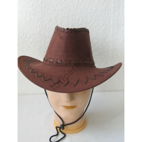 Kalap cowboy velúr