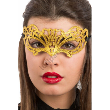 Arany glitteres szemmaszk