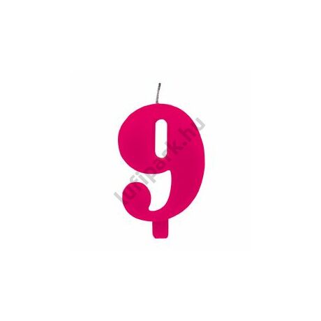 9-es csillagszórós rszín gyertya tartóva