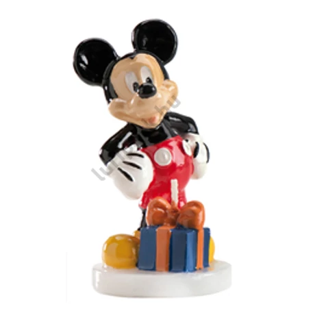 Mikiegeres - Mickey Mouse Születésnapi Party Gyertya - 8 cm