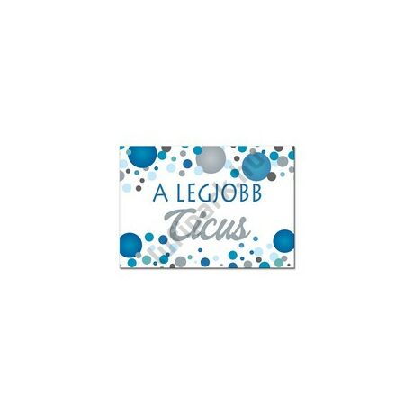 A Legjobb Cicus Pasztell Konfettis Hűtőmágnes