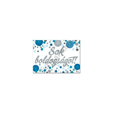 Sok Boldogságot Pasztell Konfettis Hűtőmágnes