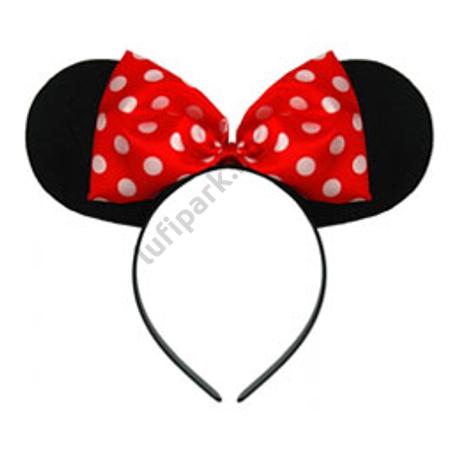 Minnie Mouse Fejdísz Piros Pöttyös Masnival