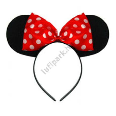 Minnie fejdísz piros pöttyös masnival