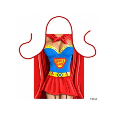 Szuper Mama kötény