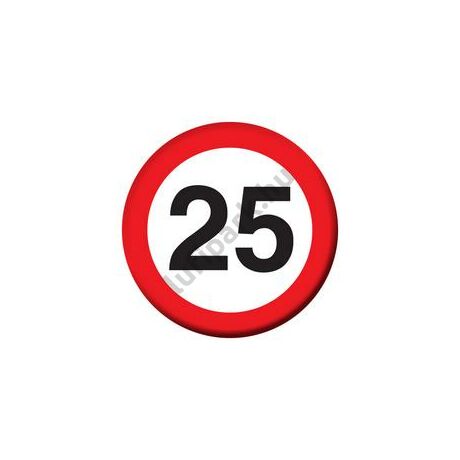 25-ös Sebességkorlátozó Szülinapi Számos