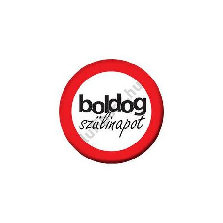 Boldog Szülinapot Feliratú Sebességkorlá