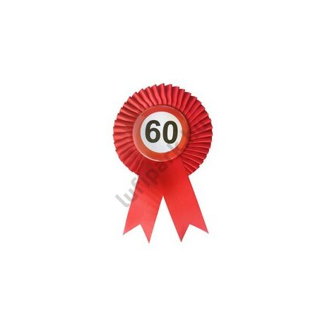 60. szalagos kitűző seb. korlátozó