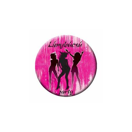Lánybúcsú party kitűző 5,5 cm