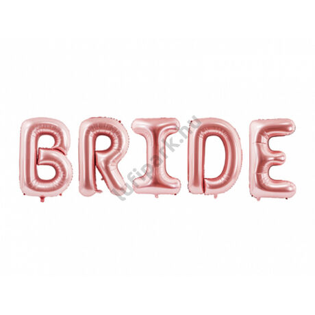 Bride óriás fólia lufi, rose gold, 280x86cm