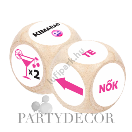 Party Dobókocka - Csajoknak 2 Db-Os