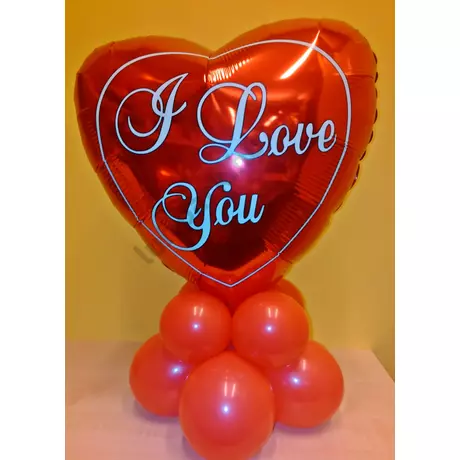 Valentin szívecskés dekoráció I LOVE YOU