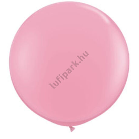 3 feet-es Pink (Standard) Kerek Latex Lufi 