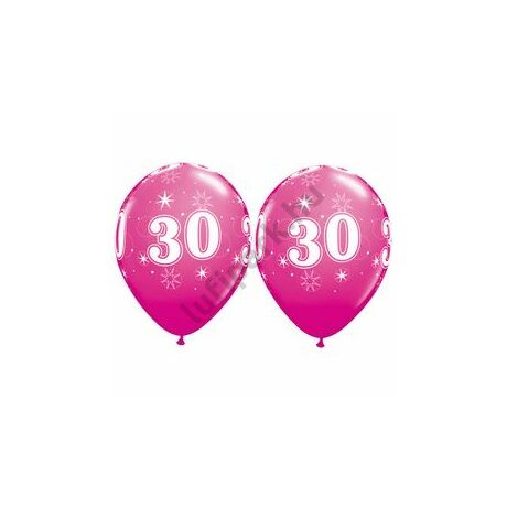11 inch-es 30-as Sparkle-A-Round Wild Berry Szülinapi Lufi