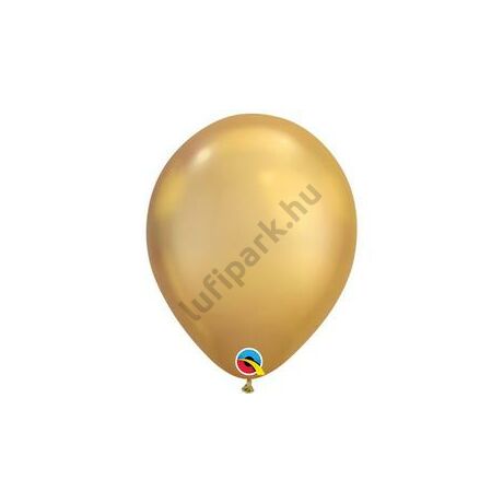 11 inch-es Chrome Gold - Arany Kerek Lufi
