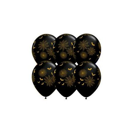 11 inch-es Spider Webs and Bats Halloween Lufi 