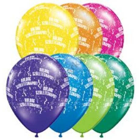 11 inch-es Boldog Születésnapot Fantasy Lufi