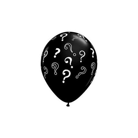 16 inch-es Question Marks Onyx Black Lufi