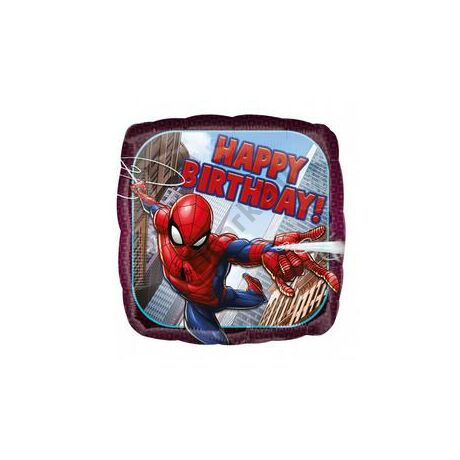 17 inch-es spiderman happy birthday fóli