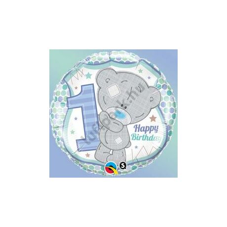 18 inch-es Macis - Tatty Teddy Birthday 1st Csillagos Szülinapi Fólia Lufi