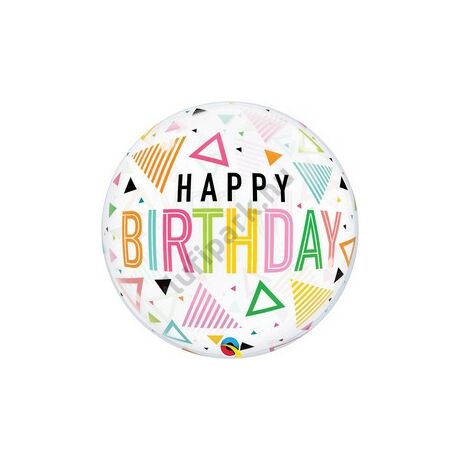 22 inch-es happy Birthday triangles