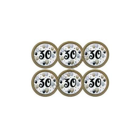30-as elegáns léggömbös tányér