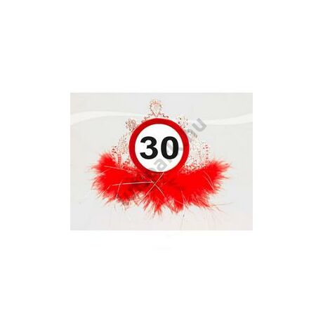 30-as sebességkorlátozó parti tiara