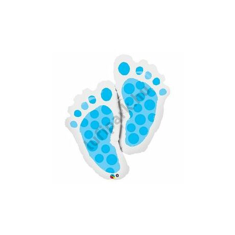 35 inch-es baby feet blue super shape
