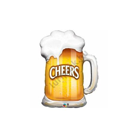 35 inch-es Cheers Beer Mug fólia lufi
