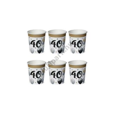 40-es elegáns léggömbös pohár