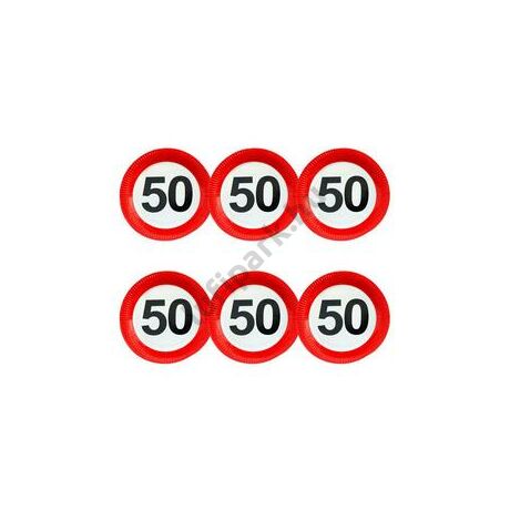 50-es számos sebességkorlátozó tányér