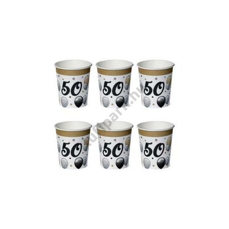 50-es elegáns léggömbös pohár