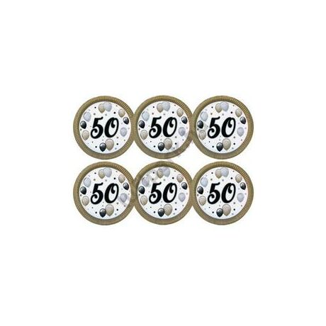 50-es elegáns léggömbös tányér