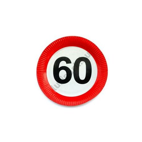 60-as számos sebességkorlátozó tányér