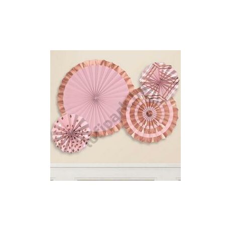 Rosegold arany legyezők4 db