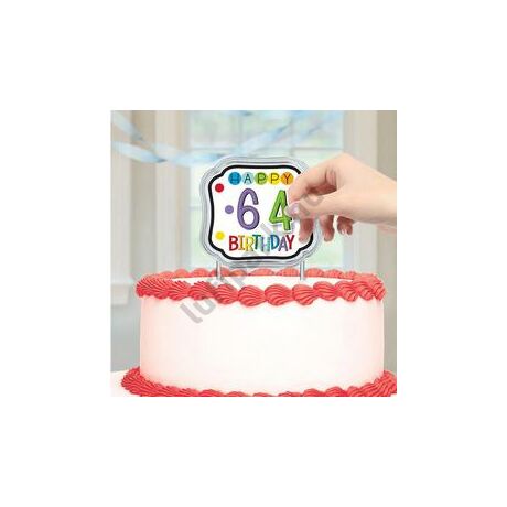 Happy Birthday számozható tortagyertya