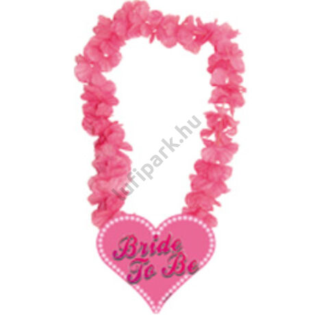 Bride-to-be pink hawaii nyakfüzér